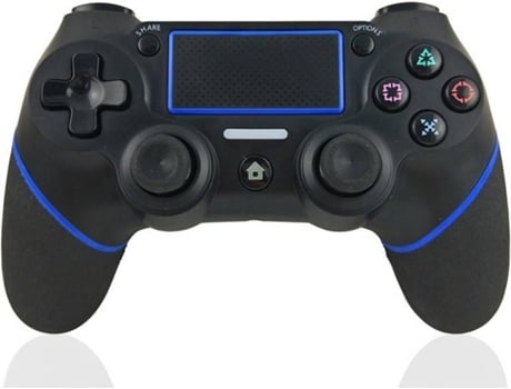 Mando PS4 YLW LV000419 Negro y Azul (Inalámbrico)