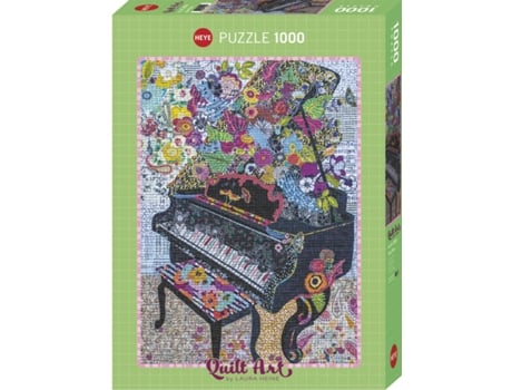 Puzzle 1000 Pcs Quilt Art Sewn Piano (9 años)