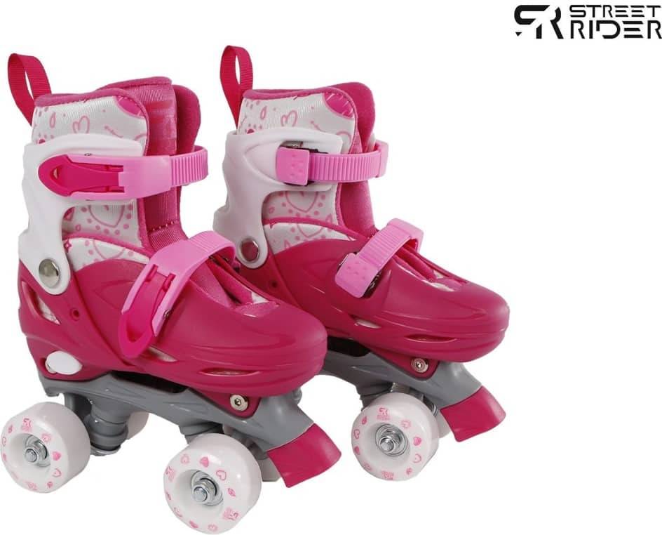 Patines STREET RIDER Ajustables (Rosa - 27-30)