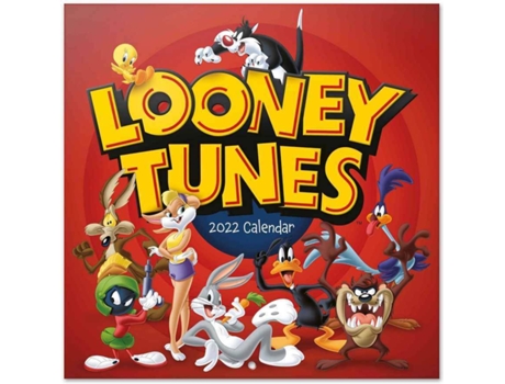 Grupo Erik Calendario looney tunes 2022 incluye pared 12 meses anual multicolor 30x30