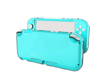 Estuche para consola Switch Lite, cubierta trasera dura ultra transparente con absorción de impactos antiarañazos y diseño ergonómico