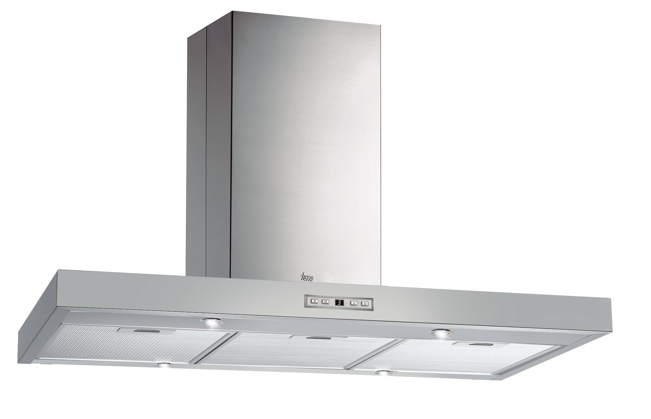 Campana de Isla TEKA DH2 1285 (605 m3/h - 120 cm - Inox)