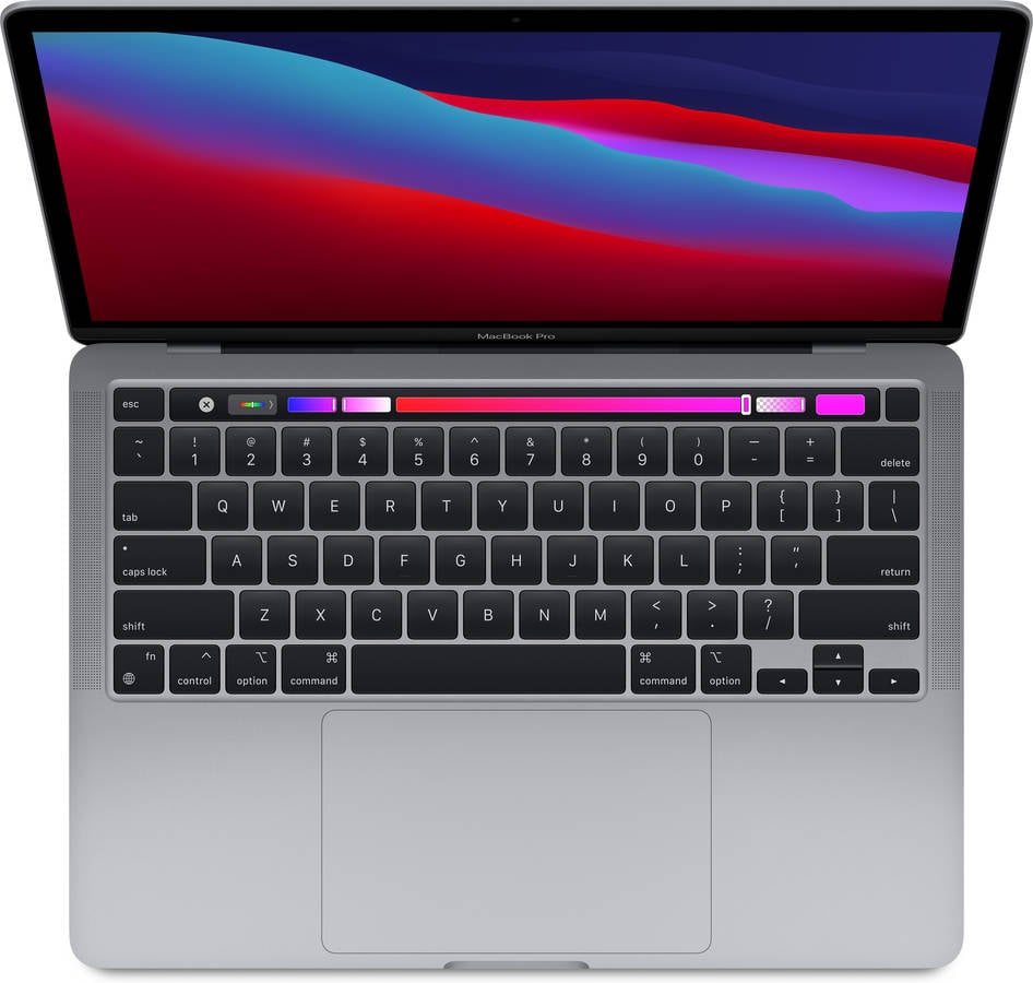 Macbook Pro APPLE MYD82Y/A Gris Espacial (13.3'' - Apple M1 - RAM: 8 GB - 256 GB SSD - Integrada)