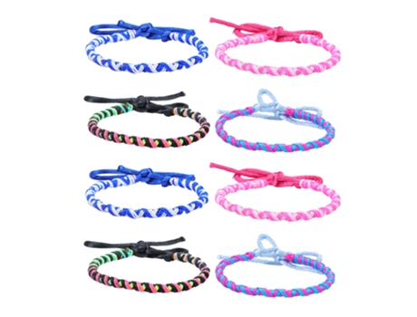 Pulseras Tejidas De Cuerda De La Suerte, Pulseras Ajustables, Para Mujeres Y Hombres, Estilo 1 ZMDECQNA 8 Un