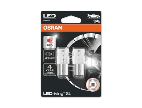 Kit 2 Bombillas Led P215W 12V1.7W Ledriving® Sl Rojo OSRAM