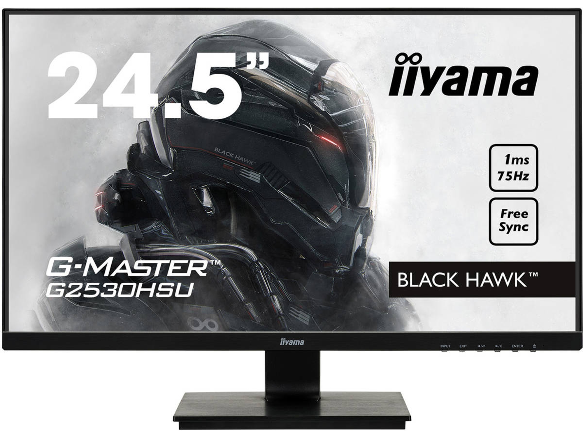 Monitor Gaming IIYAMA G-Master G2530HSU-B1 (24'' - 2 ms - Full HD)