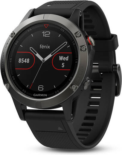 Reloj deportivo GARMIN FÉNIX 5 (Bluetooth - 13 h de autonomía - Negro)