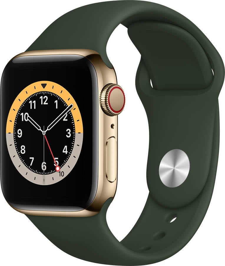 APPLE Watch Series 6 GPS+Cellular 40mm Acero oro Verde