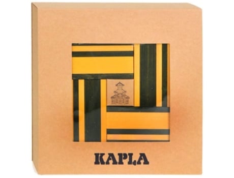 Puzzle KAPLA (Madera - Amarillo - 16,50 x 16,50 x 7 cm)