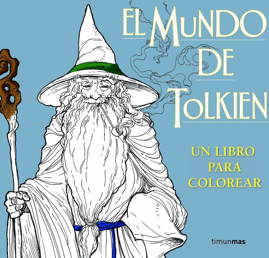 El Mundo De tolkien un libro para colorear 5 biblioteca j. r.