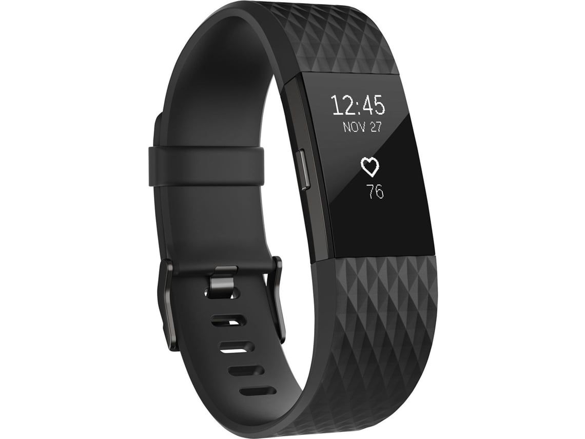 Pulsera de actividad FITBIT Charge 2 (Bluetooth - Hasta 5 días de autonomía - Resistente al agua - Gris)