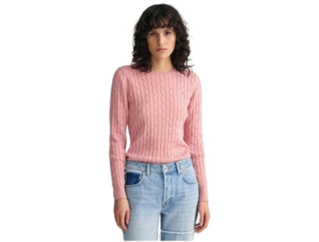 Camiseta de Mujer GANT Rosa (L)