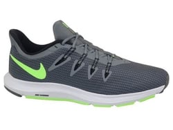 Zapatillas Deportivas NIKE Quest Hombre (Gris, verde claro, Blanco - Material Sintético, Tela - 40,5)