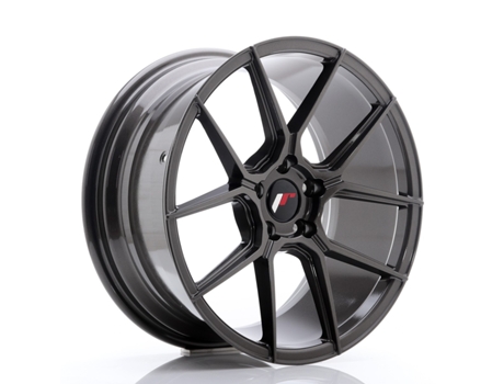 Llanta Japan Racing Jr30 18X8,5 Et 40 5X112 Cb 66,6 Gris Pulido