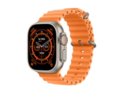 Reloj Ultra Inteligente con Llamadas - Carga Inalámbrica, Watch8 en Naranja TUSERXIN