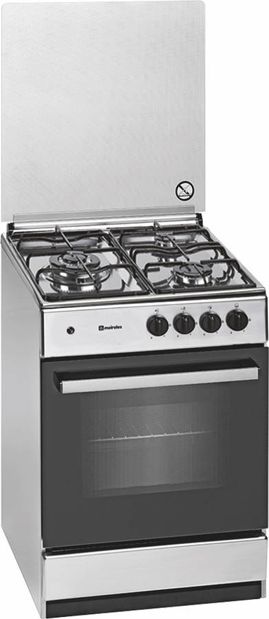 Cocina MEIRELES G 540 X ( 59 L - Gas Butano-Propano - Inox)