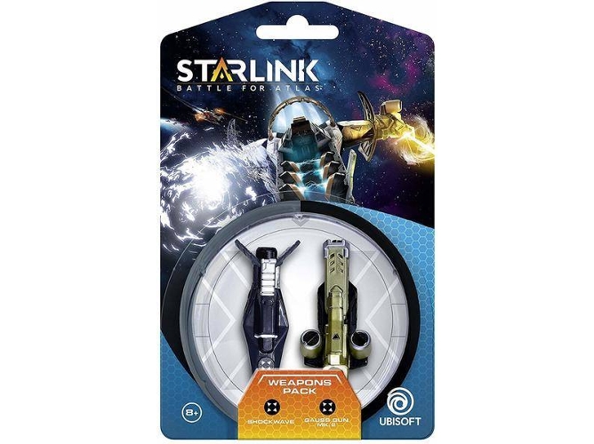 Figura Starlink UBISOFT Weapon Pack Shockwave + Gauss