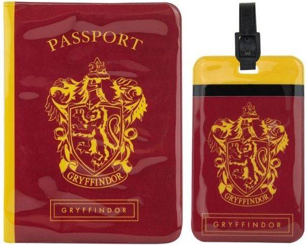 Passport Case & Luggage CINEREPLICAS Harry PotterTag Set Gryffindor