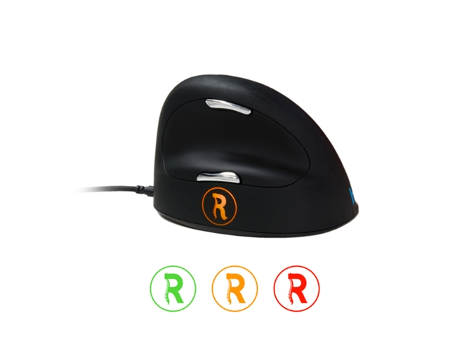 Ratón R-GO TOOLS RGOBRHESMR (Óptico - 2500 dpi - Negro)