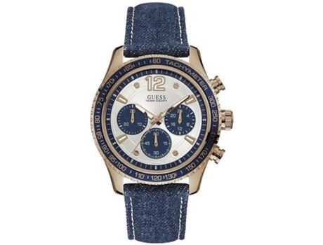 Reloj GUESS W0970G3 Mujer (Piel - Azul)