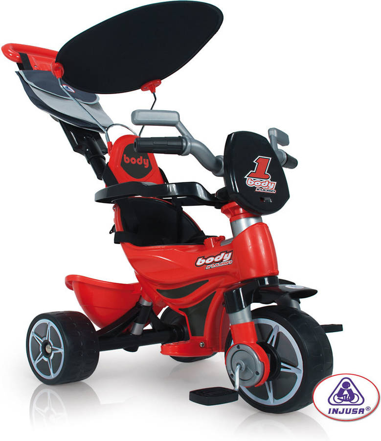 Andador INJUSA Triciclo Sport Evolution Rojo (Edad Mínima: 10 Meses - 106 x 46,2 x 98 cm)