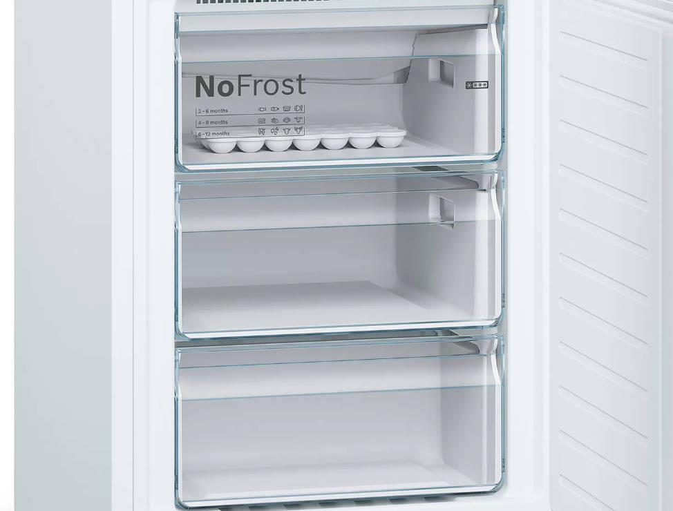 Frigorífico Combi BOSCH KGN39VWDA (No Frost - 203 cm - 203 L - Blanco)