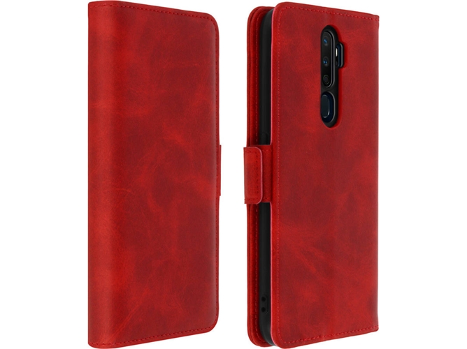 Funda Samsung A9 2020, A5 2020 AVIZAR FOLIO-BOOK-RD-OPA9 Rojo