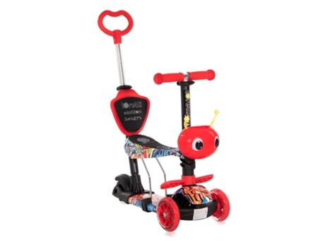 Patinete infantil con asiento y respaldo SMART PLUS de LORELLI graffiti