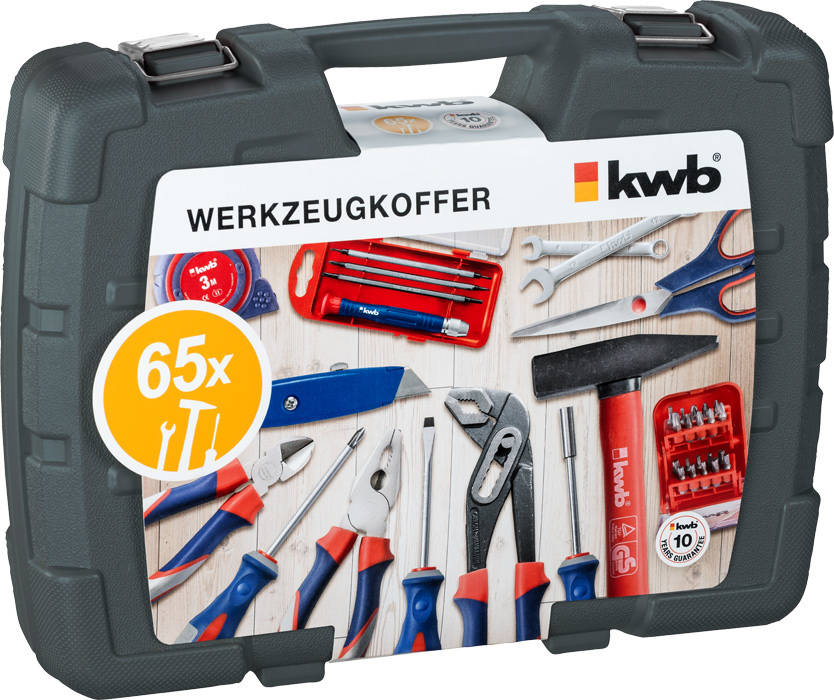 Caja de Herramientas KWB 370730 (65 Piezas)