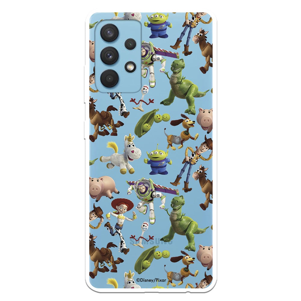 Funda para Samsung Galaxy A32 4G Oficial de Disney Muñecos Toy Story Siluetas - Toy Story