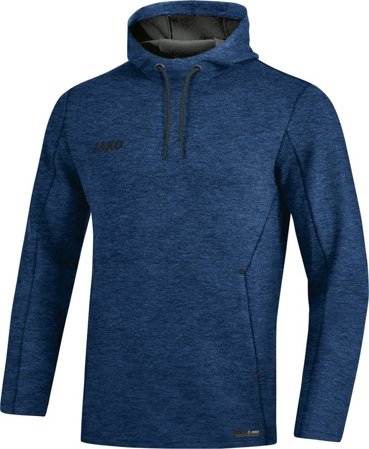 Sudadera con Capucha para Hombre JAKO Premium Basics Azul para Fitness (S)