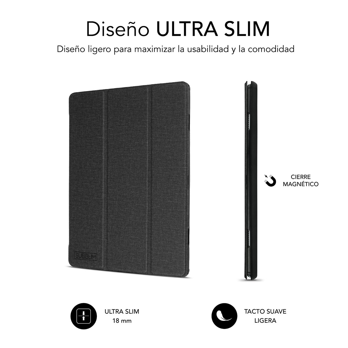 Subblim Shock Case lenovo m10 plus 3a gen 10.6” tb125f128f funda para tablet 3ª de 106 10.6 con puerto carga usb cierre tb125 subcst5sc120 10.6