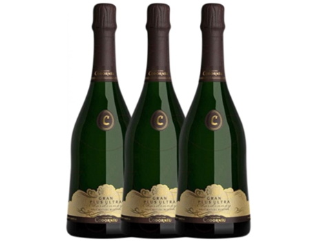 Espumante CODORNÍU Codorníu Gran Plus Ultra Brut Nature Cava Reserva (0.75 L - 3 unidades)