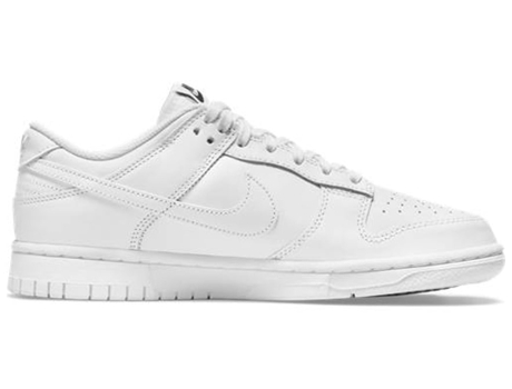 Zapatillas Deportivas NIKE Dunk Low Mujer (Blanco - Material Sintético -37,5)