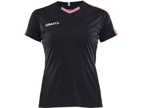 Camiseta de Mujer para Fútbol CRAFT Progress Contrast Rosa (XS)