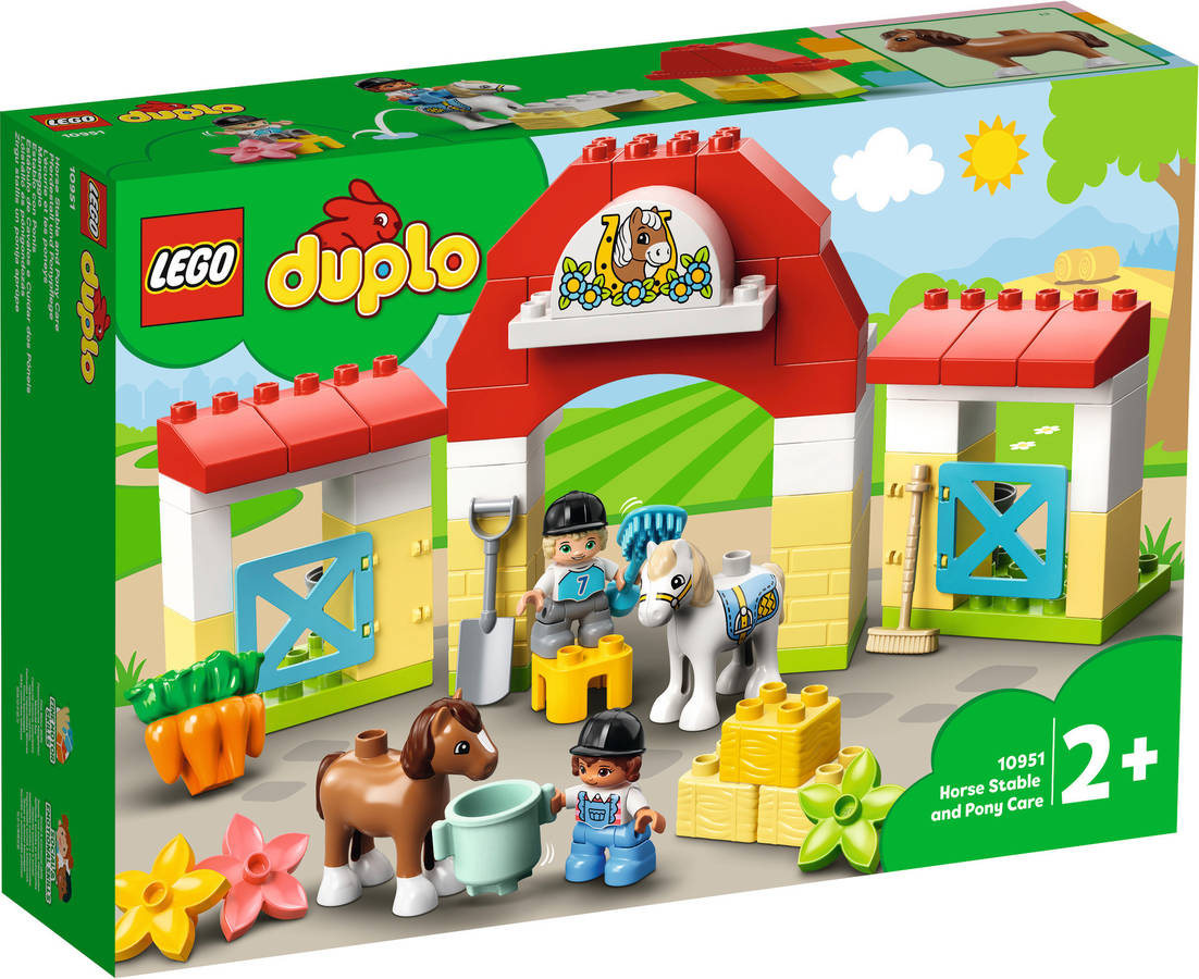 LEGO Duplo: Cuadras De Caballos Y Ponis - 10951 (Edad Mínima: ‍2 - 65 piezas)