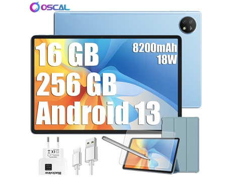 Tablet OSCAL Pad 16 (10.51'' - 16 GB - 256 GB - Azul)