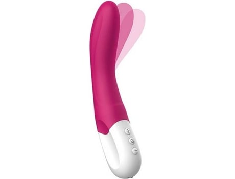 Vibrador LIEBE Bend It Cherry (Silicona - 13.5 cm)