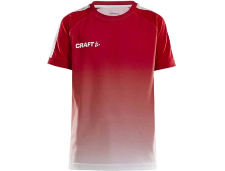 Camiseta de Hombre para Fútbol CRAFT Control Fade Rojo (10/12 Años)