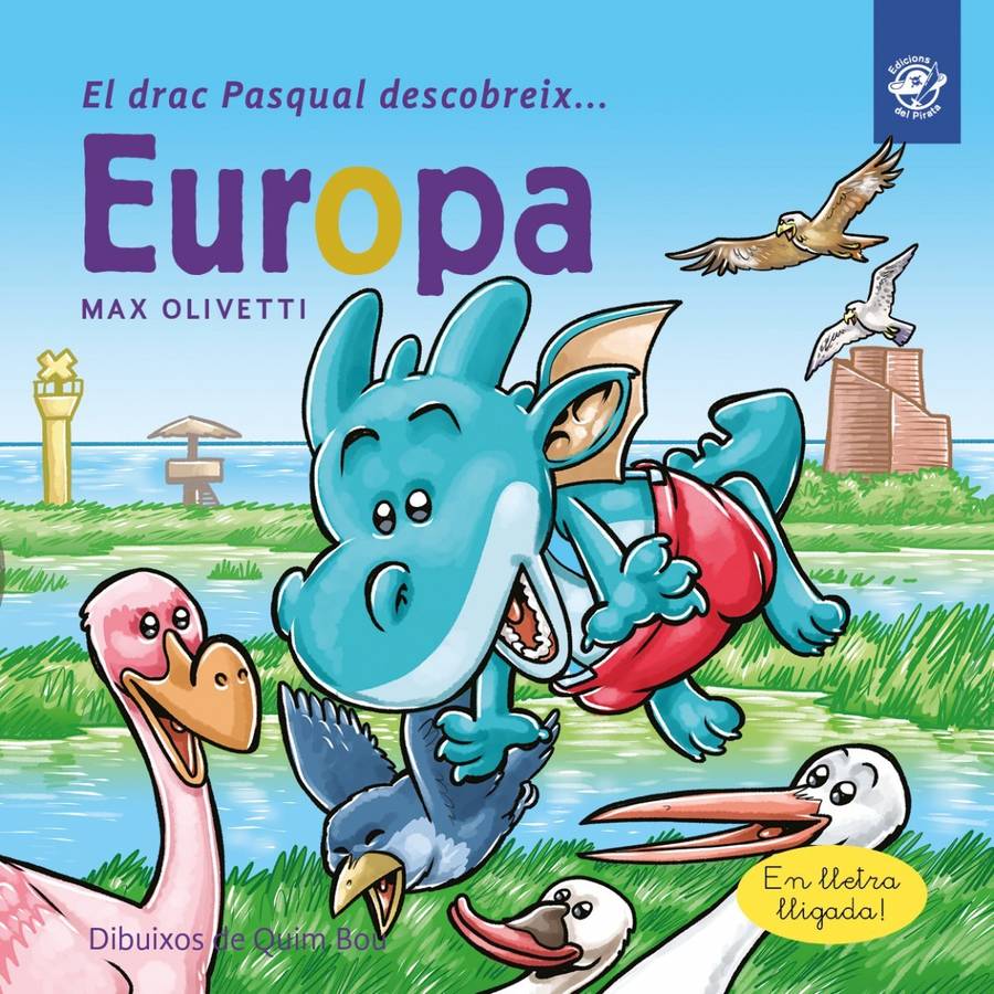 Libro El Drac Pasqual Descobreix Europa de Max Olivetti (Catalán)