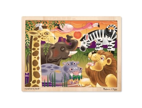 Puzzle MELISSA & DOUG (Madera - Marrón - 40 x 30 x 1 cm)