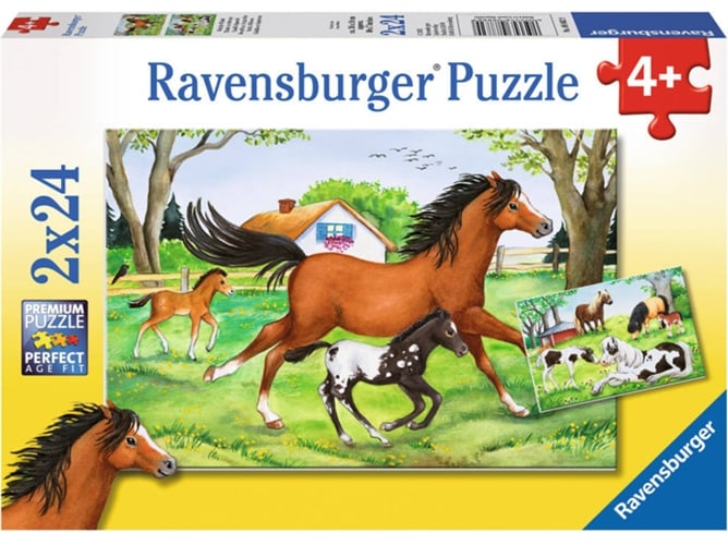 Puzzle RAVENSBURGUER Caballos (24 Piezas)