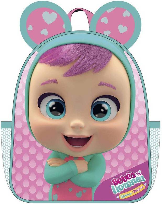 Mochila CYP Infantil Eva 3D Bebés Llorones Lala (30 x 11 x 21 cm)