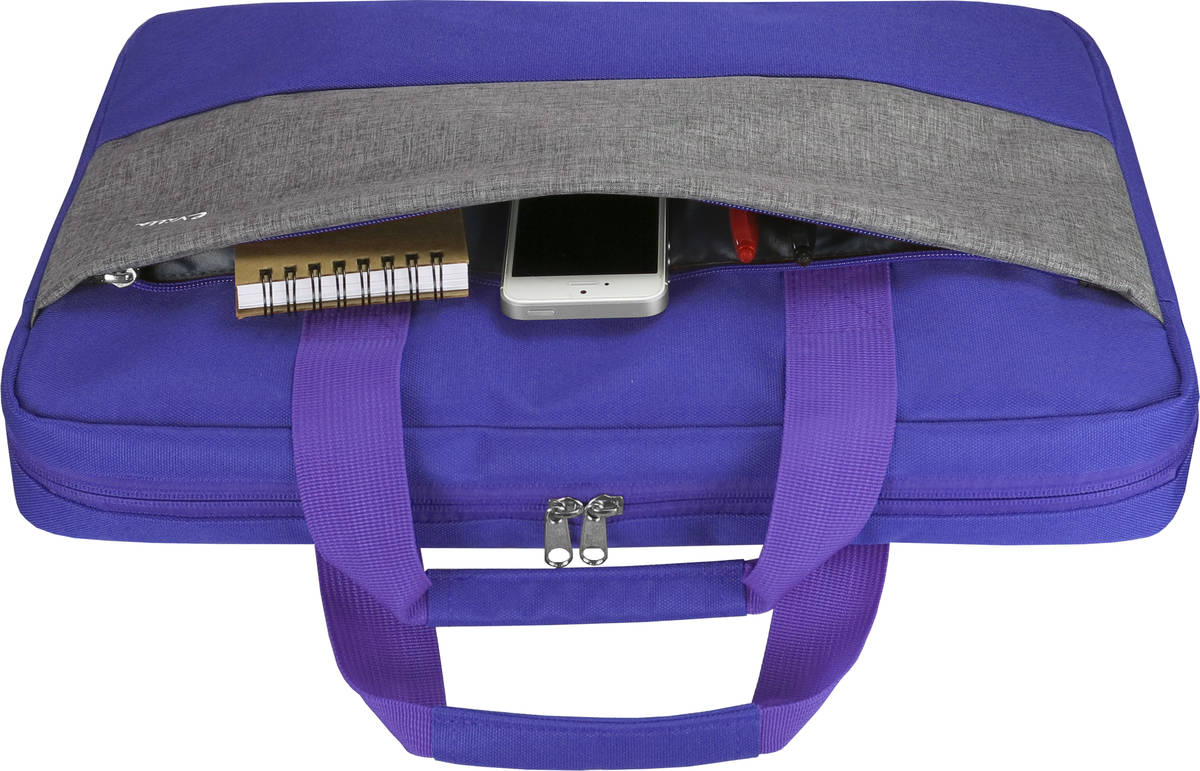 Evitta Master Purple para hasta 15.416 39.140.6 cm 16 gris universal azul interior acolchado morado notebook briefcase maletines 406 546