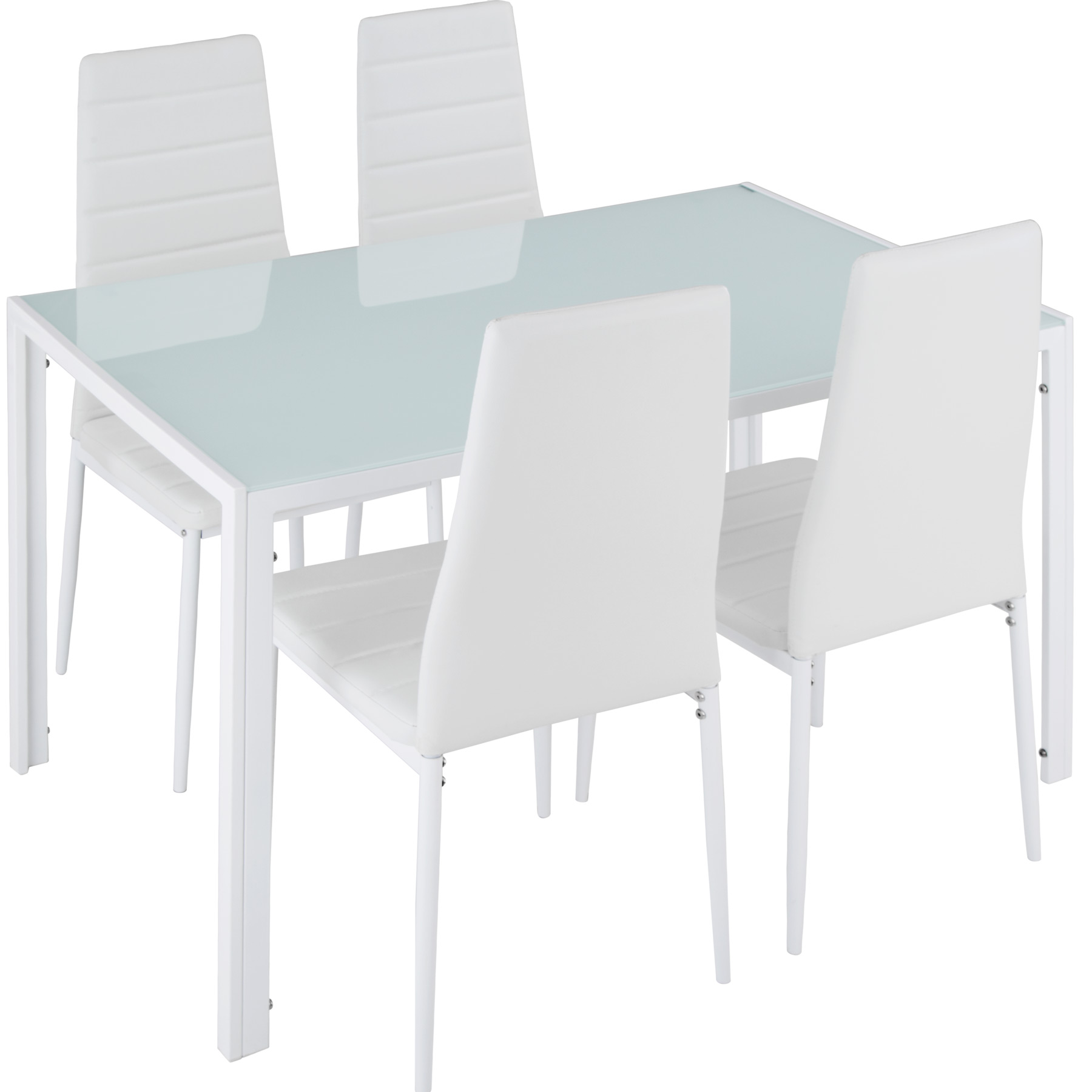 TECTAKE TECTAKE Table Set Y 4 Berlin Dining Tectoke Silla