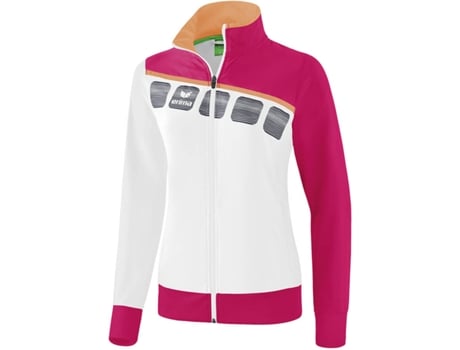 Chaqueta de Presentación Mujer ERIMA 5-C (Blanco y Rosa - 34)