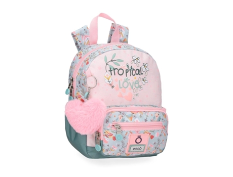 ENSO Mochila Escolar Poliéster Tropical Love Multicolor