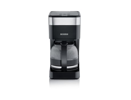 Máquina de Café de Filtro SEVERIN Con Jarra de Cristal (10 Tazas - 900 W - Negro)