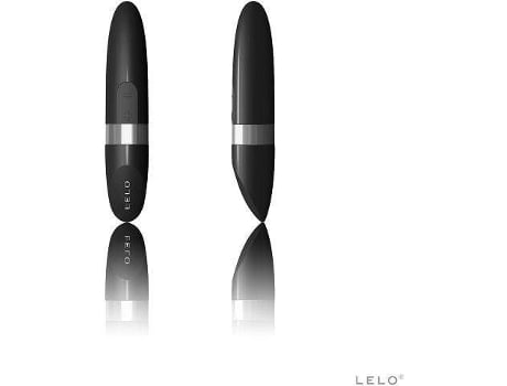 Vibrador Lelo Mia 2 negro con forma de labial black potente superventas sumergible y recargable. 1 año