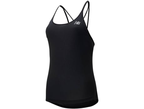 Camiseta de Mujer para Running NEW BALANCE Impact Run Negro (XS)